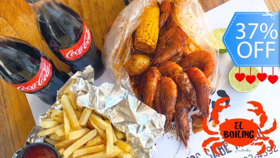 [Image: ¡Sabor Cajún! ¡Paga Q139 en Lugar de Q220 por 1 Libra de Camarones con Papa y Elote en Salsa Cajún + 1 Fritura a Elección entre Yuca, Papas o Patacones + 2 Bebidas Naturales, Gaseosas o Cervezas!m]