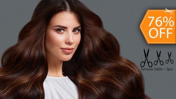 [Image: ¡Paga $18 en Lugar de $75 por Tinte Completo, Retoque, Baño de Color o Mechas Balayage, Babylights o Tradicionales + Lavado + Secado o Planchado + Sellador de Color + Gotas de Finalización!m]