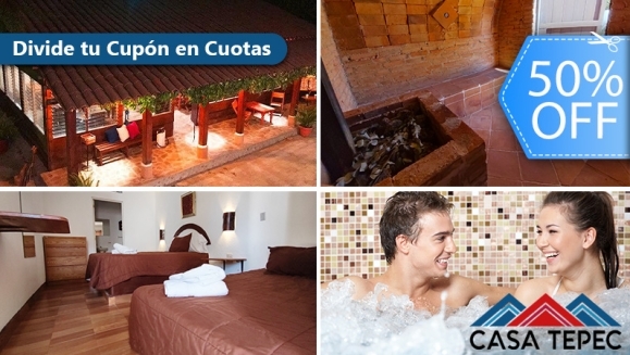 [Image: ¡Paga Q599 en Lugar de Q1,200 por Estadía Romántica que Incluye: 1 Noche para 2 Personas + 2 Desayunos Típicos  + Uso de Jacuzzi, Temazcal, Teepe y Fogata!m]