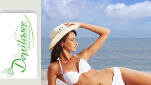 [Image: ¡Paga Q350 en lugar de Q2964 por 8 sesiones de depilación IPL en axilas y bigote, o bikini + 3 sesiones de rejuvenecimiento de rostro a base de Ultrasonido de Luz Fotónica y Ácido Hialurónico en Depilaser!m]