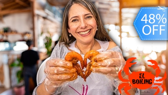 [Image: ¡Oferta Exclusiva por Apertura El Boiling Oakland Place! ¡Sabor Cajún! ¡Paga Q99 en Lugar de Q190 por 1 Libra de Camarones con Papa y Elote en Salsa Cajún + 2 Copas de Arroz!m]