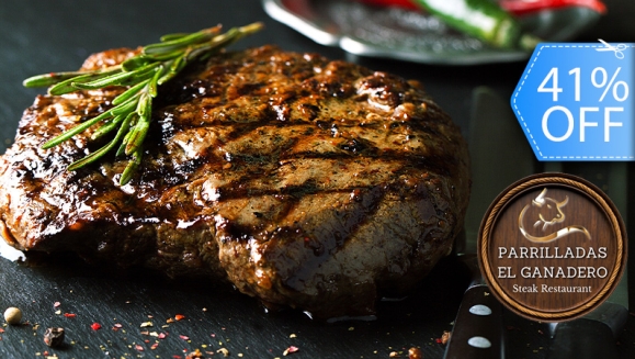 [Image: ¡Paga Q190 en Vez de Q320 por Parrillada Para 2 Personas Con: 1 Lb de Lomito + 1/2 Lb de Chorizo Argentino + 1 Ensalada Para Compartir + 2 Guarniciones a Elección + 1.5 Litros de Bebida + 2 Crepas de Nutella, Banano y Fresa + Café!m]