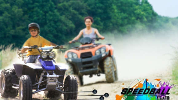 [Image: ¡Dale a tu cuerpo una dosis de adrenalina! ¡Paga $10 en lugar de $20 por media hora de renta de una cuadrimoto en Speedball Club Navarra!m]