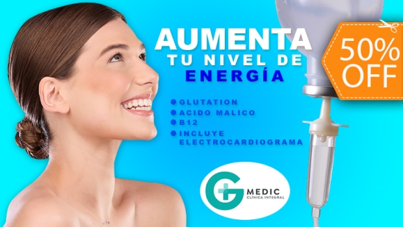 [Image: ¡Paga $50 en Lugar de $100 por Sueroterapia + Electrocardiograma + Consulta General y Nutricional!m]