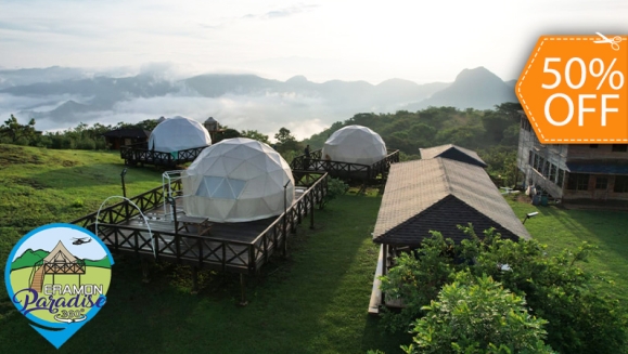 [Image: ¡Paga $150 en Vez de $300 por Estadía Para 2 en Glamping Compartido, Incluye: 1 Noche en Carpa de Lujo + Caminata con Guía + Transporte de Ida y Regreso con Aire + Transporte 4x4 + Alimentación! ¡Solo 12 Cupos Disponibles!m]