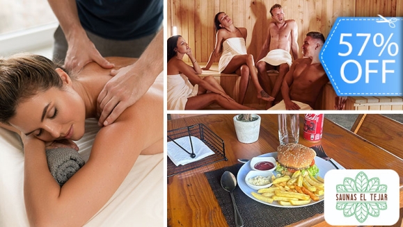 [Image: ¡Día de Spa Ilimitado! ¡Paga Q149 en Lugar de Q350 por Circuito de Sauna Húmedo y Ducha Fría Ilimitado + 20 Minutos de Masaje Focalizado en Cuello, Espalda o Pies + Menú de Hamburguesa y Papas Fritas con 1 Gaseosa!m]