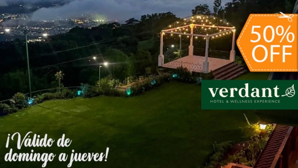 [Image: ¡Válido de Domingo a Jueves! ¡Paga $100 en Lugar de $200 por 1 Noche para 2 Personas +2 Desayunos a La Carta!m]