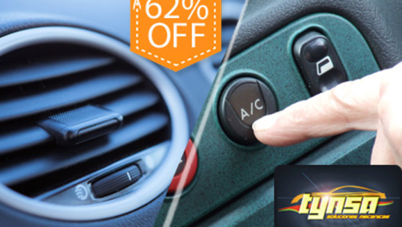 [Image: ¡Paga $21 en lugar de $55 por Paquete para sistema de A/C que incluye: Carga Completa de Aire Acondicionado + Limpieza de Filtro de Aire y de Blower + Aromatizado + Revisión de Fugas y Revisión del Sistema Eléctrico en TYNSA Soluciones Mecánicas!m]