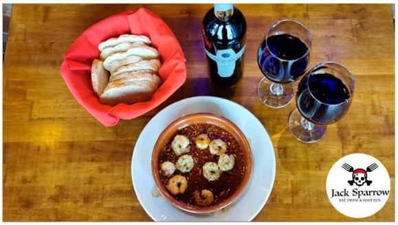 [Imagen:¡Paga Q139 en Lugar de Q250 por 1 Botella de Vino Misiones de Rengo (Chardonay, Carmenere, Merlot o Cabernet Souvignon) + Carpaccio o Gambas al Ajillo!]