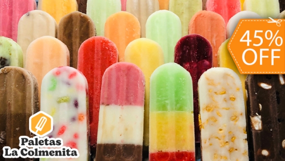 [Image: ¡Paga $11 y Consume $20 en Paletas La Colmenita! ¡100% Naturales!m]