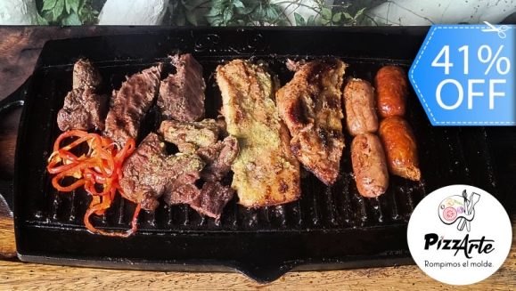 [Image: ¡Paga Q199 en Lugar de Q336 por Tablazo de 1.5 Libras de Cortes Premium hasta para 2 Personas: Lomito Gold (Flat Iron) + Trip Gold, o Cowboy (Ribeye)+ Matambre + Longaniza Española, Chorizo Ahumado de Tecpán o Chorizo Argentino!m]