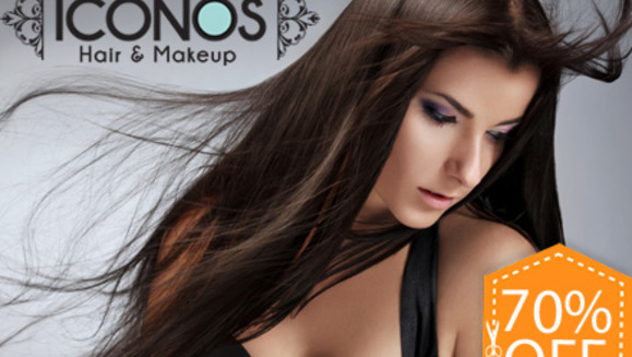 [Image: ¡Paga $45 en lugar de $150 por Alisado Brasileño CADIVEU + Lavado Spa + Secado + Tratamiento Re-estructurante + Cauterización + Argán Oil en Iconos Hair &amp; Makeup! Recibe 55% OFF por paquete capilar de seguimiento.m]