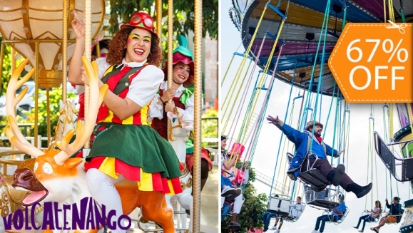 [Image: ¡Diversión a Partir del 15 de Mayo! ¡Paga $5 en Lugar de $15 por 1 Entrada con Atracciones Ilimitadas: Sillas Voladoras, Escalada, Péndulo, Granjita, Canopy, Carrusel y Más!m]