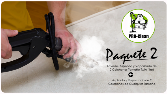 [Image: ¡Paga $50 en Lugar de $100 por Lavado, Aspirado y Vaporizado de 1 Colchón de hasta Tamaño King (2 x 2 m) o de 2 Colchones Tamaño Twin (1m) + Aspirado y Vaporizado de 2 Colchones de Cualquier Tamaño!m]