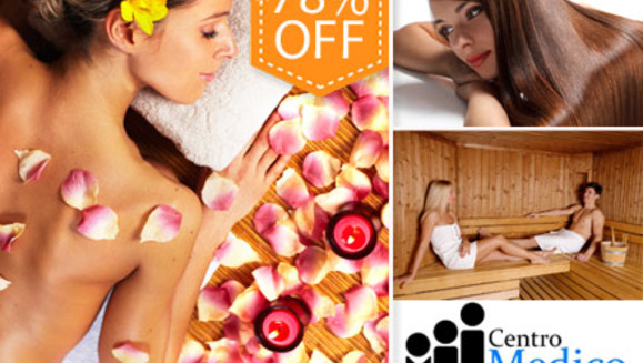 [Image: ¡Paga $16 en vez de $72 por día de relajación con: Sauna + Spinalator + Masaje Relajante o Quiropráctico + Facial Hidratante + Paquete de belleza (lavado, sellador, tratamiento, secado) o Corte y Limpieza de barba en Centro Médico-Belleza Integral!m]