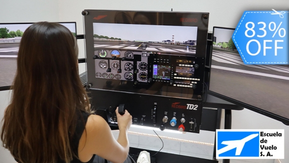 [Image: ¡Paga Q149 en vez de Q864 por Entrenamiento Práctico para Piloto Aviador Privado Sobrevuelo y Practica en Simulador de Vuelo RED BIRD FAA + Certificado de Participación!m]