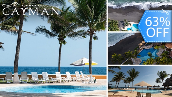 [Image: ¡Escapada Perfecta a la Playa! ¡Paga Q375 en Lugar de Q850 por 1 Noche para 2 Personas en Cabaña Tipo Hawaii con Baño Privado o Habitaciones Dobles con Baño Privado + 2 Desayunos + Uso de Instalaciones: Piscina, Hamacas y Más!m]