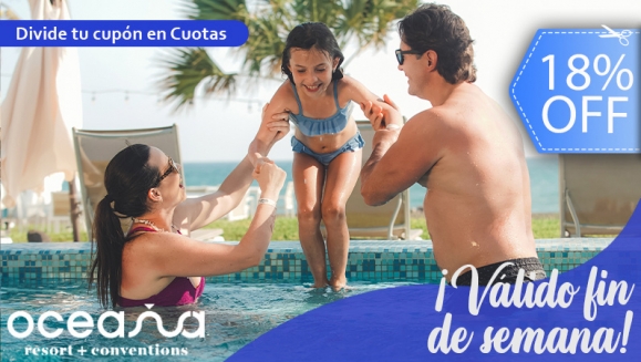 [Image: ¡OFERTA FLASH! ¡Oceana Resort TODO INCLUIDO  Viernes o Sábado (CUPOS LIMITADOS)! ¡Paga Q2,500 en Lugar de Q3,040 por Pre-Venta Exclusiva de Estadía Familiar para 2 Adultos y 2 Niños (De 0 a 5 Años) en Habitación Doble Standard + Impuestos Incluidos!m]