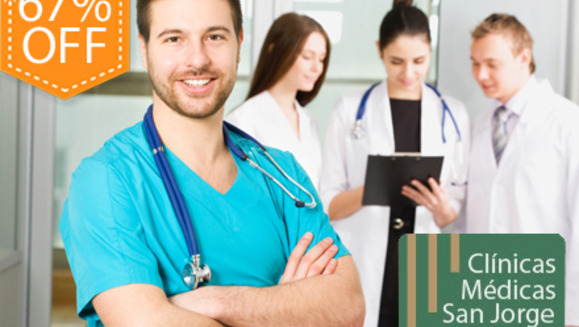 [Image: ¡Paga $15 en vez de $45 por Consulta Médica General Integral + Electrocardiograma Interpretativo + Examen de Glucosa en Clínicas Médicas San Jorge!m]