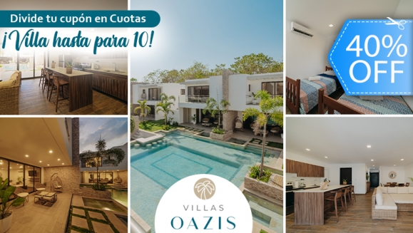 [Image: ¡Paga Q1,875 en Lugar de Q3,120 por Estadía en Monterrico en Villa de Lujo (Hasta para 10 Personas): Habitaciones con A/C, Cocina Completa, Comedor, Sala, Jacuzzi Privado, Piscinas, Acceso a Playa Privada y Más!m]
