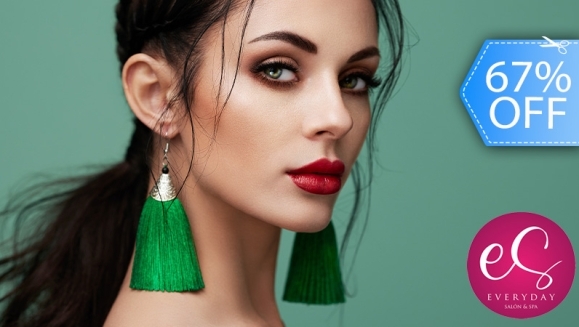 [Image: ¡Paga Q199 en Lugar de Q600 por Maquillaje Profesional + Pestañas en Tira + Peinado Semi-Recogido u Ondas + Esmaltado Permanente en Manos + Manicure Express!m]