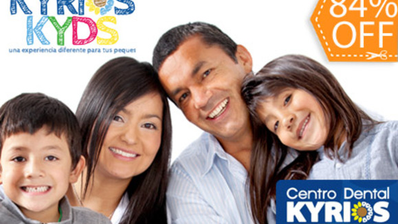 [Image: ¡Paga Q89 en lugar de Q550 por profilaxis dental (desmanchado dental, eliminación de sarro con ultrasonido y eliminación de placa) + aplicación tópica de flúor + examen diagnóstico en Centro Dental Kyrios!m]