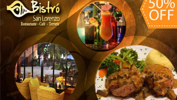 [Image: ¡Paga $12 y consume $24 en Todo el Delicioso Menú de Bistró San Lorenzo!m]