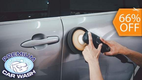 [Image: ¡Paga $22 en Lugar de $65 por Renovación de Pintura con Productos Meguiar's para tu Carro + Lavado Exterior del Vehículo + Pulido de Silvines o Lavado de Motor!m]