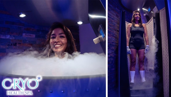 [Image: ¡Paga $30 en Lugar de $70 por Terapia para Relajar Los Músculos y Aliviar el Dolor Corporal con: 1 Sesión de Cryo Full Body + 1 Sesión de Theragun!m]