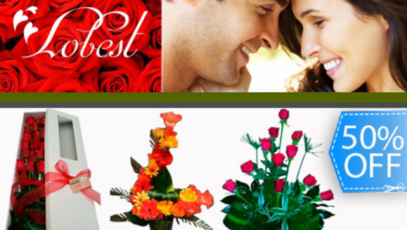 [Image: ¡Paga Q125 en lugar de Q250 en Diseño Floral especial de San Valentín de 12 Rosas o 12 Gerberas en Lobest!m]