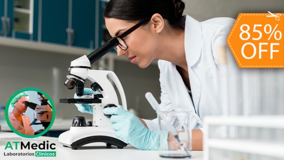 [Image: ¡Paga $18 en Lugar de $120 por 30 Exámenes de Laboratorio Clínico: Glucosa, Colesterol Total, HDL, LDL, VLDL, Triglicéridos, Ácido Úrico, Creatinina, Urea, Heces, Orina y Más!m]