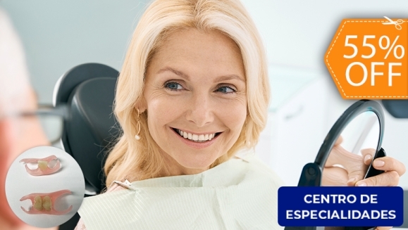 [Image: ¡Paga $250 en Lugar de $550 por Prótesis Dental Unilateral Removible (Hasta 5 Dientes) + Diagnóstico y Evaluación con Cámara Intraoral + Limpieza con Ultrasonido + Pulido Dental + Aplicación de Flúor + 2 Sellantes + Evaluación de Cordales!m]