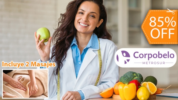 [Image: ¡Paga $15 en Lugar de $102 por Consulta Nutricional Presencial + 2 Masajes Reductivos o Relajantes + Evaluación de Composición Corporal + Plan de Alimentación de Adaptación + 35% de Descuento en TODAS Las Siguientes Consultas!m]