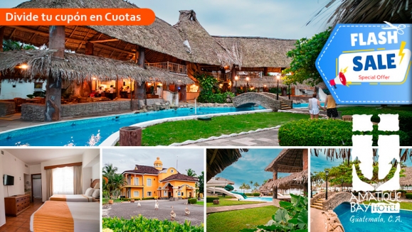 [Image: ¡Escapada 5 Estrellas en Amatique Bay Hotel! ¡Paga Q829 en Lugar de Q1,061 por Estadía en Habitación Studio Sencilla o Doble Para 2 Adultos y Hasta 2 Niños + Desayunos + Uso Ilimitado de Instalaciones + Impuestos Incluidos!m]