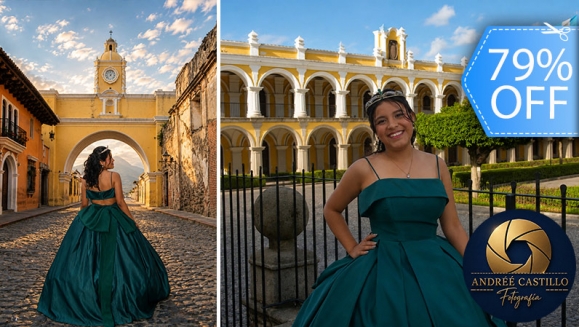[Image: ¡Captura Tus Momentos Más Especiales! ¡Paga Q199 en Lugar de Q950 por Sesión Fotográfica en Antigua Guatemala Hasta para 4 Personas que Incluye: Tour Fotográfico de 45 a 60 Minutos + 15 Fotografías Editadas + 3 Fotografías Impresas Tamaño 4x6!m]