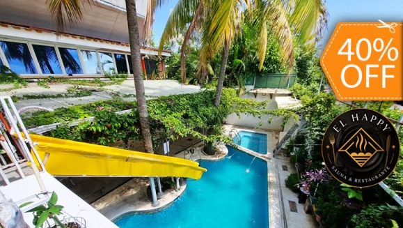[Image: ¡Descubre Este Oasis en la Ciudad! ¡Paga $39 en Lugar de $65 por Day Pass Para 2 Personas: 2 Almuerzos a Elección, entre: Pollo, Carne o Costilla + 2 Cafés + 2 Postres + Piscina + Jacuzzi + Hamacas + Uso de Instalaciones!m]