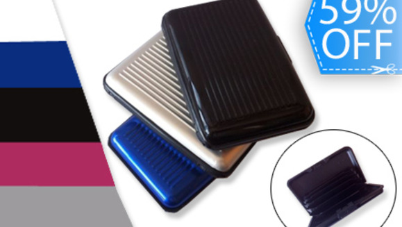 [Image: ¿Quisieras tener una caja fuerte de bolsillo? ¡Paga Q45 en lugar de Q110 por Billetera de Aluminio color a elección!m]