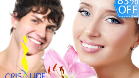 [Image: ¡Paga Q135 en lugar de Q800 por Paquete Facial que incluye: 1 Peeling Personalizado + 1 Microdermoabrasión con punta de diamante + 2 Altafrecuencias + 2 Hidrataciones + 2 Mascarillas Anti aging o anti acné en Crisalide!m]