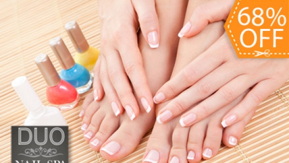 [Image: ¡Paga $12 en lugar de $38 por 2 Sesiones de Belleza para Pies y Manos que incluyen: Pedicure Completo + Manicure Completo + Esmaltado + Hidratación en Duo Nails Spa!m]