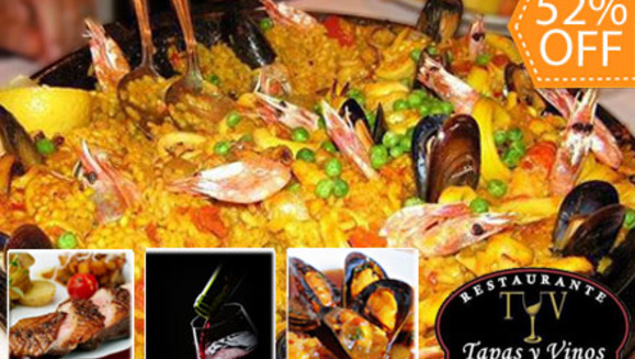 [Image: ¡Paga $11 y consume $23 en todo el riquísimo menú de Tapas y Vinos!m]