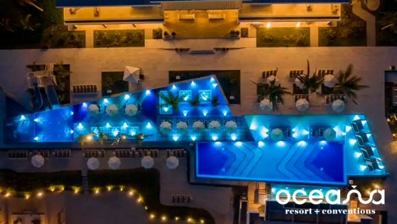 [Imagen:¡Oceana Resort TODO INCLUIDO! ¡Paga Q1,999 en Lugar de Q3,040 por Exclusiva Estadía Familiar para 2 Adultos y 2 Niños (Menores de 5 Años) en Habitación Superior + Impuestos Incluidos!]