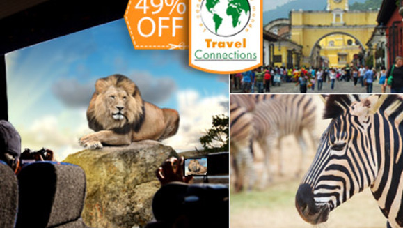 [Image: ¡Paga $38 en lugar de $75 por Tour Guiado a Guatemala que incluye visita al Auto Safari Chapín (Incluye guía y tour en lancha) +  Paseo a la Antigua Guatemala + Asistencia Migratoria + Snacks con Travel Connections! ¡Sólo 147 cupones disponibles!m]