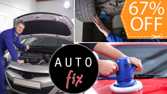 [Image: ¡Paga $18 en lugar de $55 por Diagnóstico Computarizado de Vehículo (Check Engine) + Balanceo y Rotación de Llantas + Pulido/Restauración de Silvines + Lavado, Aspirado, Siliconeado, Pasteado +  Revisión de Luces y más en AutoFix Service!m]