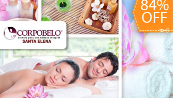 [Image: ¡Paga $18 en lugar de $110 por: 2 masajes relajantes + 2 Masajes de Piedras Calientes en Corpobelo Santa Elena!m]