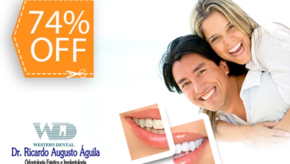 [Image: ¡Paga $85 en vez de $325 por 1 Sesión de Blanqueamiento Dental con Sistema Zoom + Consulta Odontológica + Diagnóstico con Cámara Intraoral + Limpieza con Ultrasonido en la lujosa sala VIP de Western Dental San Benito!m]