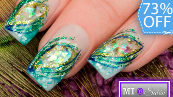 [Image: ¡Paga Q75 en lugar de Q275 por Set de Uñas Acrílicas Decoradas + Manicure Express en Mi@ Salón!m]