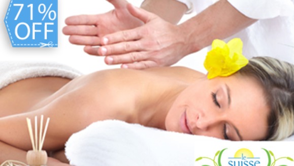 [Image: ¡Paga Q189 en lugar de Q654 por Día de Spa que Incluye: Sauna, Jacuzzi e Hidroterapia Ilimitado + Masaje Relajante Hawaiiano Basado en Filosofía Huna + Tonificación con Florales del Dr. Bach + Mascarilla y Té Relajante en Le Suisse Spa!m]