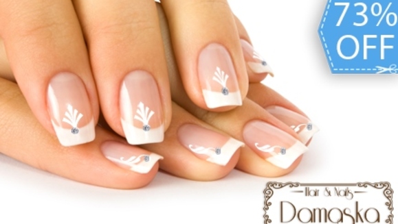 [Image: ¡Paga Q75 en lugar de Q275 por Set de Uñas Acrílicas con Decoración a Elección + Manicure Express en Damaska Hair Nails &amp; Boutique!m]