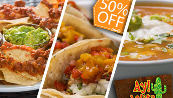 [Image: ¡Paga $12 y consume $24 en todo el menú de Ay! Lolita, en Plaza Volcán!m]