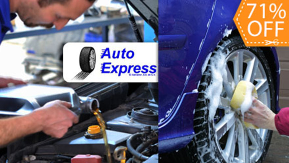 [Image: ¡Paga $26 en vez de $90 por Cambio de Aceite ENI y Filtro de aceite, 4/4 de aceite 20w50 + Alineado y Balanceo + Revisión Completa de Frenos y Amortiguadores + Rotación de Llantas + Carwash completo y Pasteado a Máquina en Auto Express!m]